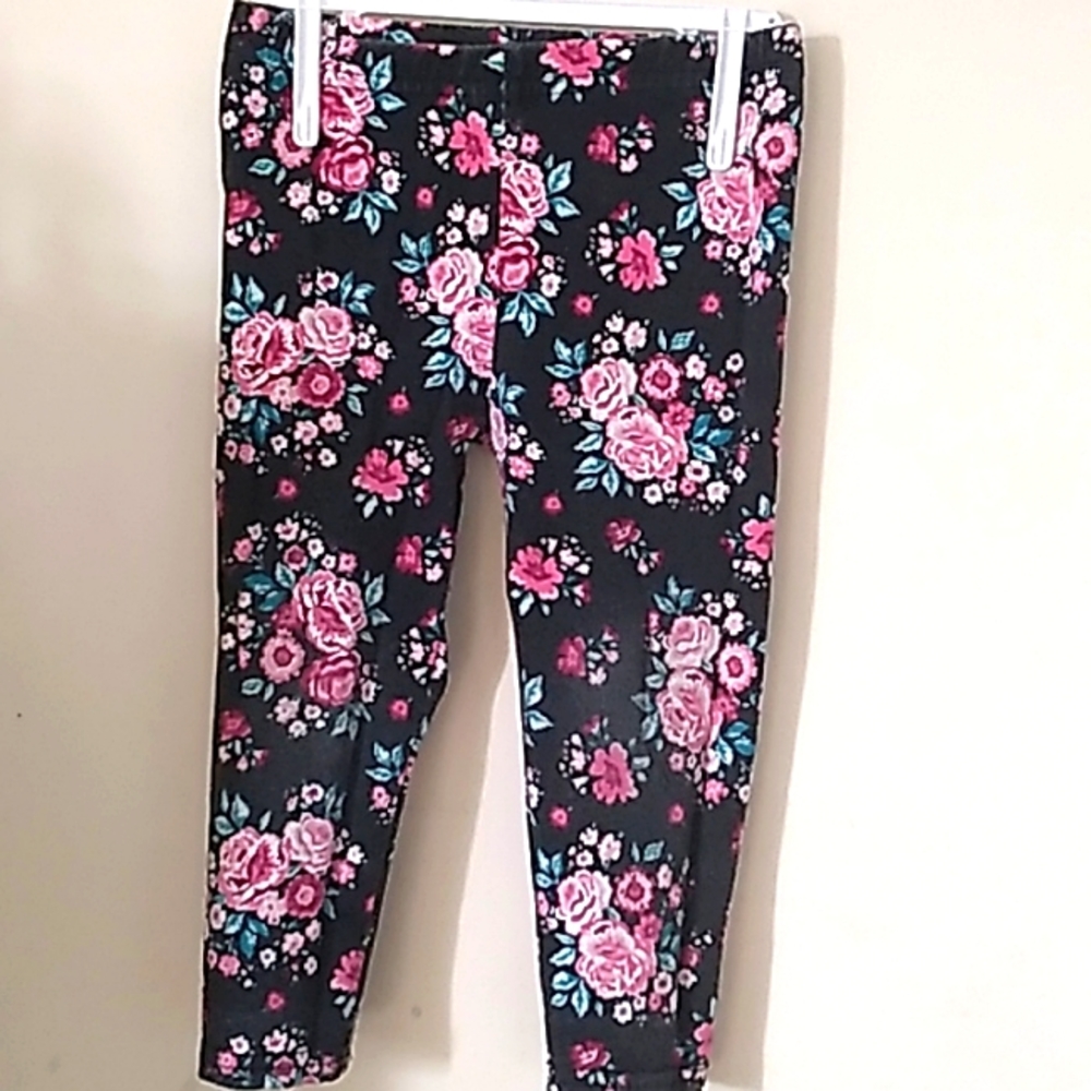 2T Healthtex girls floral leggings